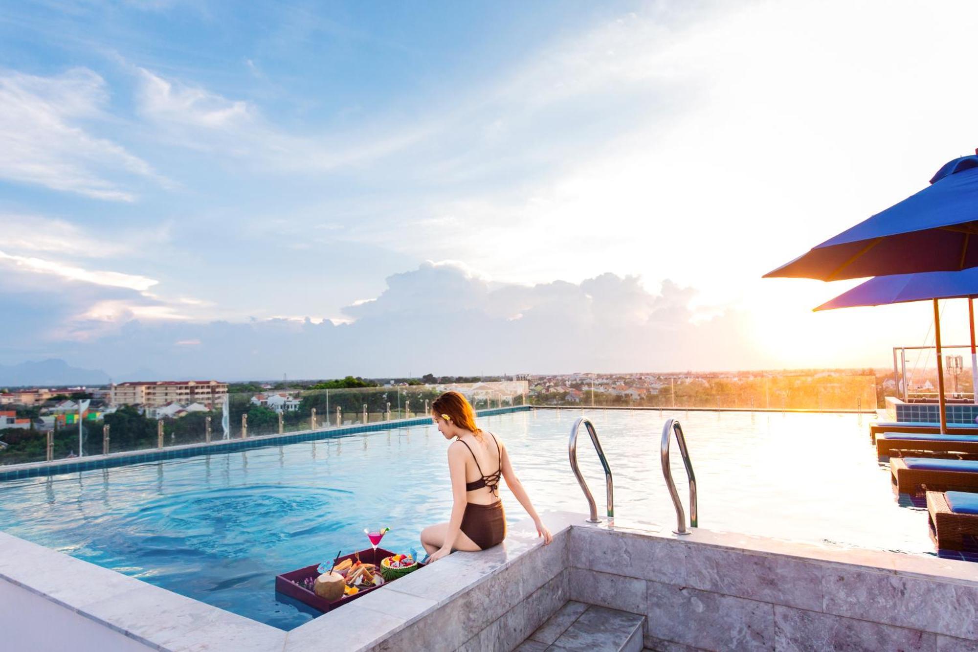 Qualia De Hotel Hoi An - Rooftop Bar City View Ngoại thất bức ảnh