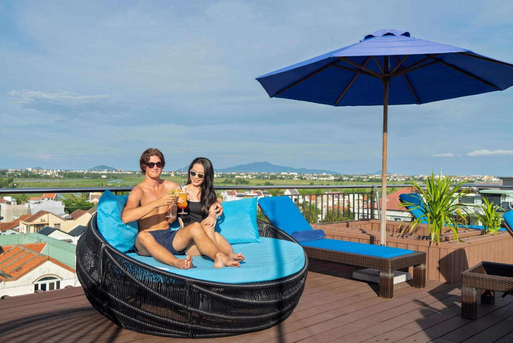 Qualia De Hotel Hoi An - Rooftop Bar City View Ngoại thất bức ảnh