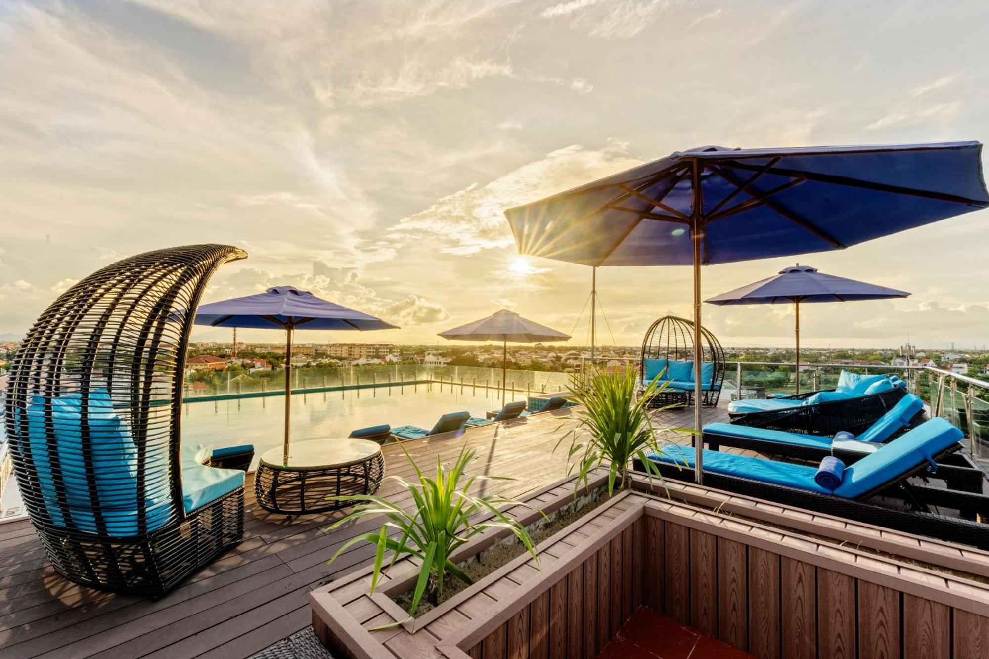 Qualia De Hotel Hoi An - Rooftop Bar City View Ngoại thất bức ảnh