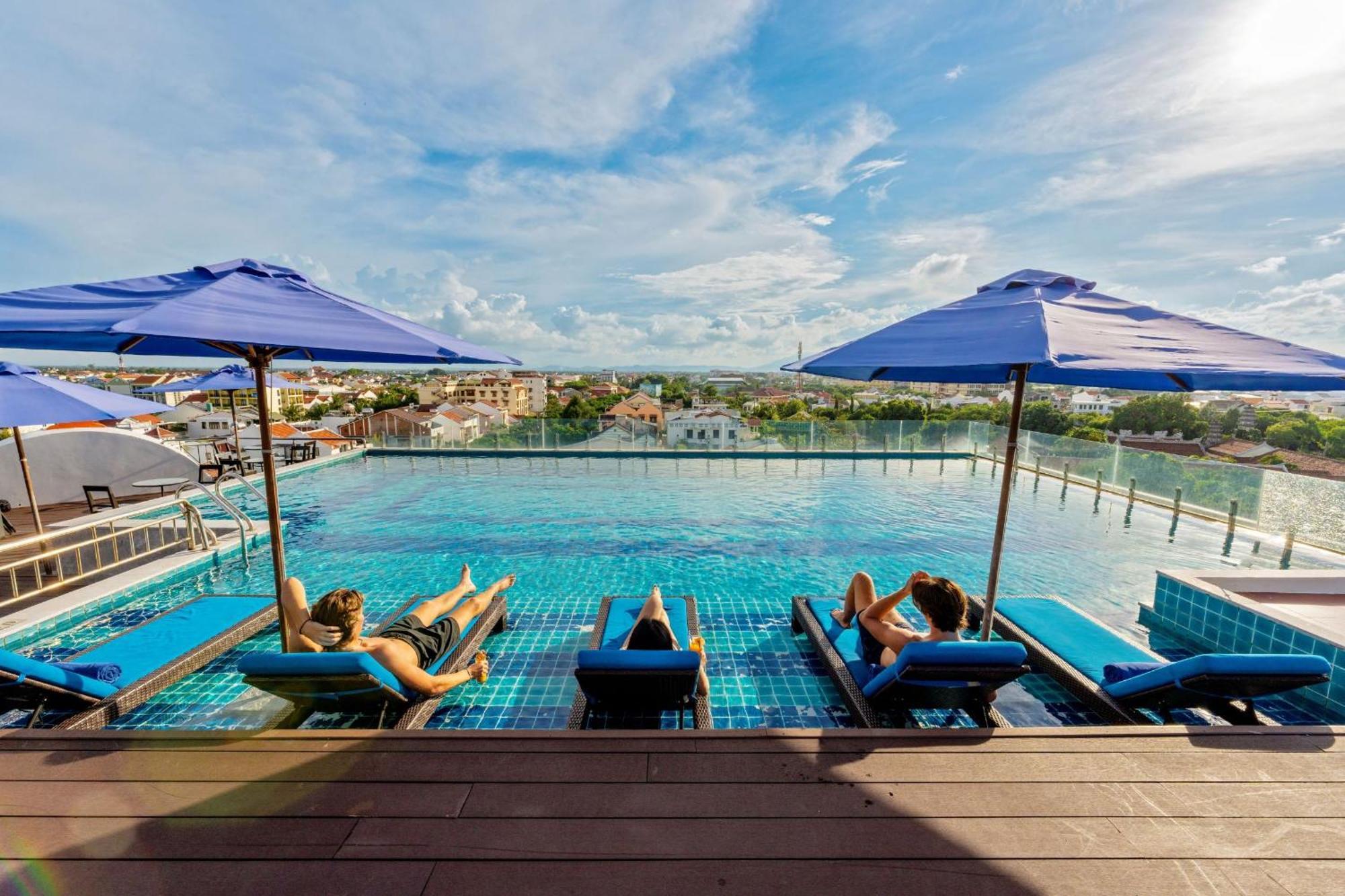Qualia De Hotel Hoi An - Rooftop Bar City View Ngoại thất bức ảnh